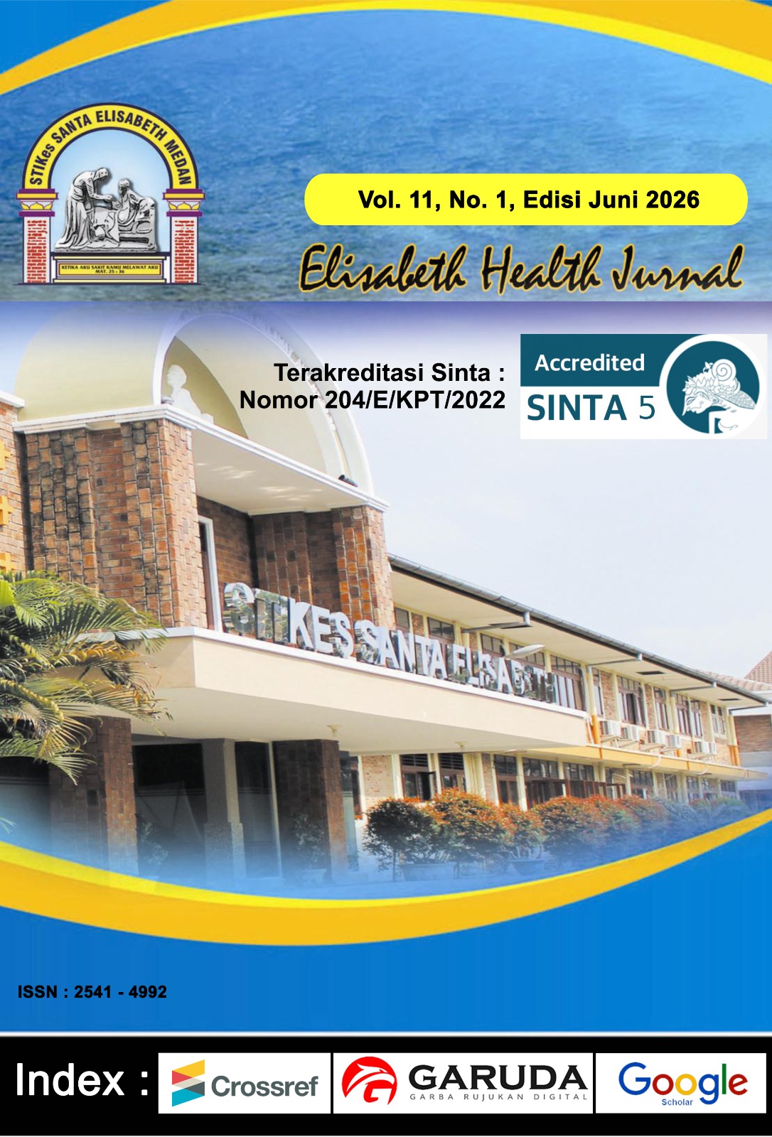 					View Vol. 11 No. 1 (2026): Elisabeth Health Journal 
				